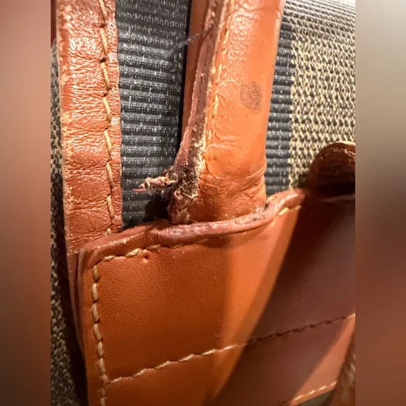 Vintage-Authentic Fendi Backpack -  Pequin pattern from the early to mid 90s - Picture 12 of 14